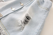 Load image into Gallery viewer, Autumn New Korean Style Girls Denim Skirt Pants - # GIAA21710001
