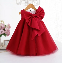 Load image into Gallery viewer, Big Bow Sleeveless Cocktail Dress for Baby Girls (One Piece) - # BAAA51110014