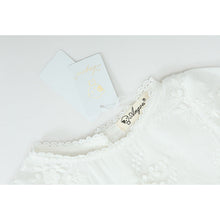 Load image into Gallery viewer, Summer Baby Girl White Embroidered Cotton Romper - # BAAA21110043
