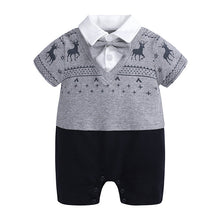 Load image into Gallery viewer, Gentleman Baby Bodysuit Summer Romper for Infants - # BAAA21110056