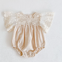 Load image into Gallery viewer, Gio Romper for Baby Girls | With Ruffled Sleeves | One Piece - # BAAA21110050