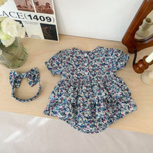 Load image into Gallery viewer, Summer Infant Baby Floral Romper | With Headband - # BAAA21110047