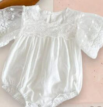 Load image into Gallery viewer, Gio Romper for Baby Girls | With Ruffled Sleeves | One Piece - # BAAA21110050
