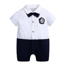 Load image into Gallery viewer, Gentleman Baby Bodysuit Summer Romper for Infants - # BAAA21110056