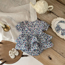 Load image into Gallery viewer, Summer Infant Baby Floral Romper | With Headband - # BAAA21110047