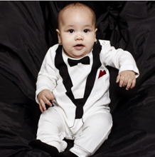 Load image into Gallery viewer, Gentleman Romper for Boys, Spring Autumn Bodysuit - # BAAA21110055