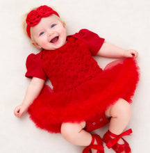 Load image into Gallery viewer, Baby Floral Short Sleeve Romper Set with Headband - # BAAA21110048