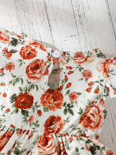 Load image into Gallery viewer, Sleeveless Floral Baby Girl Triangle Romper | With Headgear - # BAAA21110045