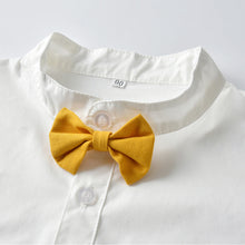 Load image into Gallery viewer, Boys' Gentleman Set with Short Sleeve Shirt and Suspenders - # BAAA71710013