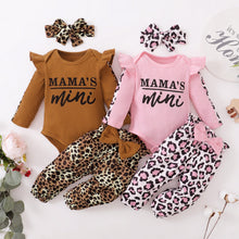 Load image into Gallery viewer, Newborn Baby Girl Outfit Set with Ruffles and Bow - # BAAA51210036