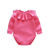 Load image into Gallery viewer, Newborn Baby Girl Romper | With Candy Ruffles | Outfit - # BAAA21110038
