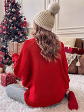 Load image into Gallery viewer, Batwing Turtleneck Christmas Knit Sweater for Women | NCS