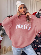 Load image into Gallery viewer, Batwing Turtleneck Christmas Knit Sweater for Women | NCS