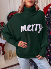Load image into Gallery viewer, Batwing Turtleneck Christmas Knit Sweater for Women | NCS
