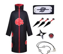 Load image into Gallery viewer, Child Adult Akatsuki Cloak Cosplay Costume - # BOAA33310001