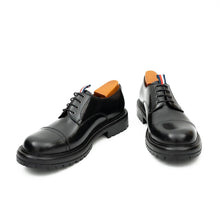 Load image into Gallery viewer, Big Cap Toe Derby shoes Black