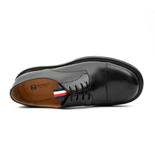 Load image into Gallery viewer, Big Cap Toe Derby shoes Black