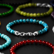 Load image into Gallery viewer, Birthstone Bracelet, 6MM - March