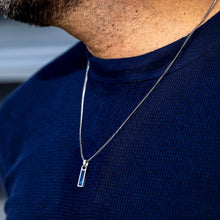 Load image into Gallery viewer, Birthstone Tag Pendant - Silver
