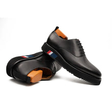 Load image into Gallery viewer, Black Calfskin Oxford Shoes