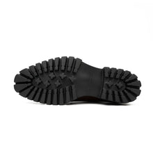 Load image into Gallery viewer, Black Double Monk Strap Leather Shoes
