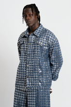 Load image into Gallery viewer, Bleu Sparked Denim Jacket