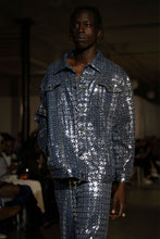 Load image into Gallery viewer, Bleu Sparked Denim Jacket