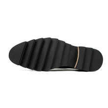 Load image into Gallery viewer, Blue Leather Monk Strap Shoes with Chunky Soles