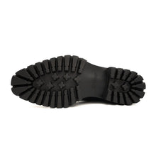 Load image into Gallery viewer, Blue Patent Lug Sole Boot