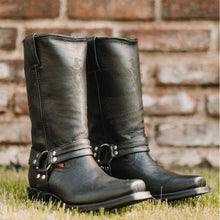 Load image into Gallery viewer, Eagle Rider Men's Leather Biker Boots (H50021)