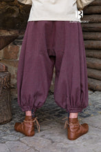 Load image into Gallery viewer, Rus Pants Borys Herringbone Burgundy/Grey