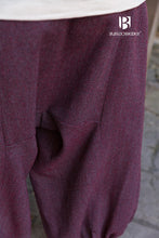 Load image into Gallery viewer, Rus Pants Borys Herringbone Burgundy/Grey