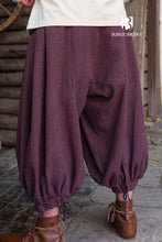 Load image into Gallery viewer, Rus Pants Borys Herringbone Burgundy/Grey