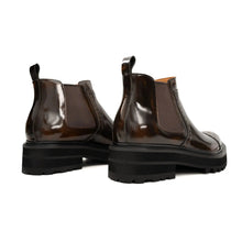 Load image into Gallery viewer, Brogue Platform Chelsea Boot