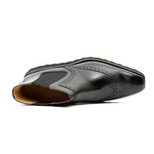 Load image into Gallery viewer, Brogue Thick-Soled Chelsea Boot 2891 Black