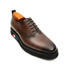 Load image into Gallery viewer, Brown Calfskin Oxford Shoes