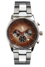 Load image into Gallery viewer, Brown Retro Chronograph