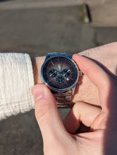 Load image into Gallery viewer, Brown Retro Chronograph