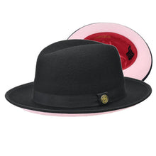 Load image into Gallery viewer, Bruno Capelo Princeton Fedora Two-Tone 100% Australian Wool Dress Fedora Hat