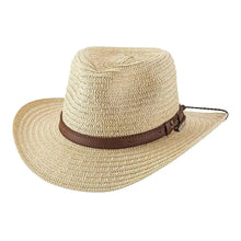 Load image into Gallery viewer, Bullhide Bonaventure- Straw Outback Fedora Hat