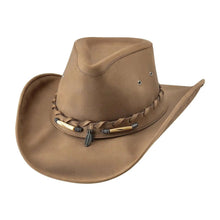 Load image into Gallery viewer, Bullhide Briscoe - Leather Cowboy Hat