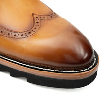 Load image into Gallery viewer, Burnished Brogue Platform Chelsea