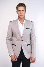 Load image into Gallery viewer, 3 pocket Single Button Cotton Shoulder Stitched Light pink Jacket-Wessi