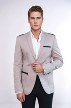 Load image into Gallery viewer, 3 pocket Single Button Cotton Shoulder Stitched Light pink Jacket-Wessi