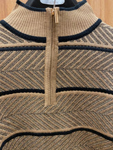 Load image into Gallery viewer, Stacy Adams 2204 Cafe Geometric Print Sweater | Quarter Zip