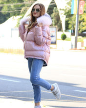 Load image into Gallery viewer, โ Nicole Genuine Polar Fox Reversible Down Coat