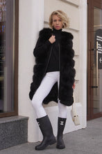 Load image into Gallery viewer, Genuine Polar Fox Fur Vest 90 cm