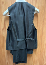 Load image into Gallery viewer, Moda Color Black/Gold Floral Print Turkish 100% Wool Suit