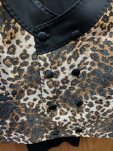 Load image into Gallery viewer, Moda Color Exclusive Cheetah Print Turkish Slim Fit 3-Piece Tuxedo Suit
