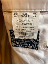 Load image into Gallery viewer, Moda Color Gold Double Breasted Turkish 100% Wool Slim Fit Suit with Gold Buttons